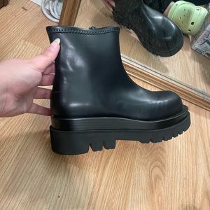 Jeffrey Campbell Tanker Ankle Boots Black
